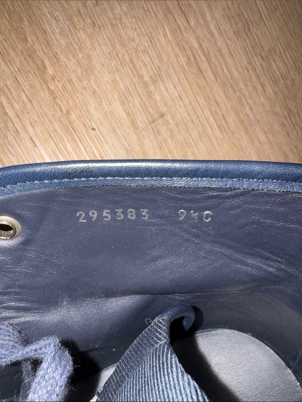 Gucci Men’s GG Monogram High-Top Sneakers in Beige and Navy - Picture 5 of 14